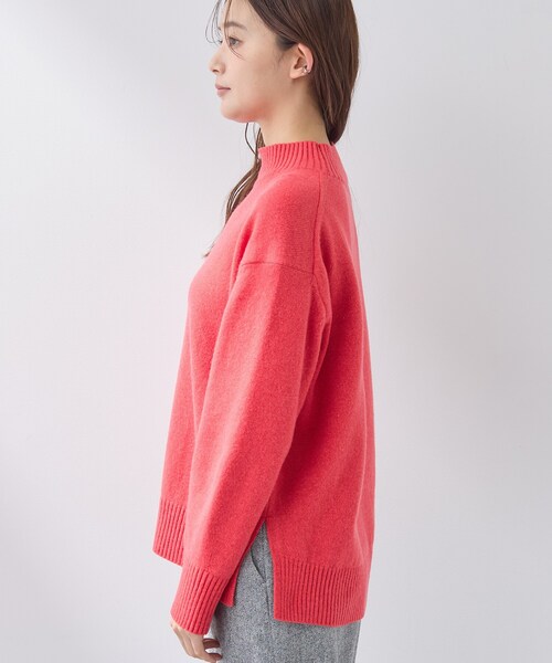 ドゥーズィエムクラス カシミヤ混 ミドルゲージ ハイネックニット セーター F COUP DE CHANCE（クードシャンス） ニット セーター 「手洗い可／日本