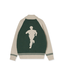 BRUMAN（ブルーマン）の「Shetland Wool Cowichan Sweater (Forest Green)（ニット/セーター）」