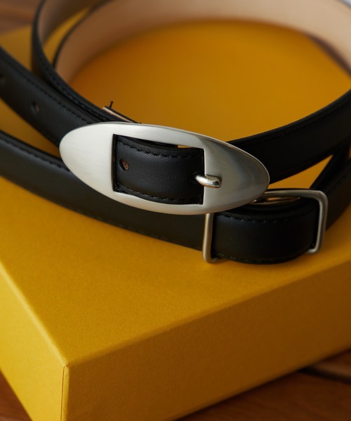 ITTI（イッチ）の「【ITTI】HERRIE W BUCKLE BELT（ベルト・メンズ・ブラック・FREE）」の6枚目の写真