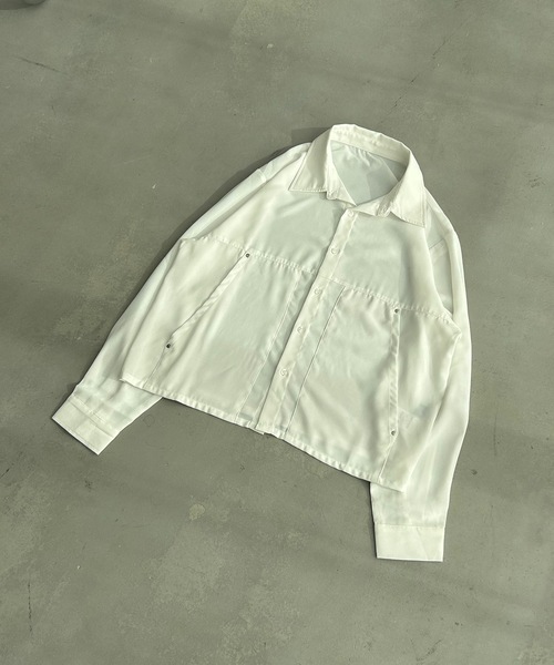 MandO(エムオー)(エムオー)の「アソートマフポケットシャツ(シャツ/ブラウス・メンズ・ホワイト系その他/ホワイト/ブラック系その他・MEDIUM/LARGE)」の15枚目の写真