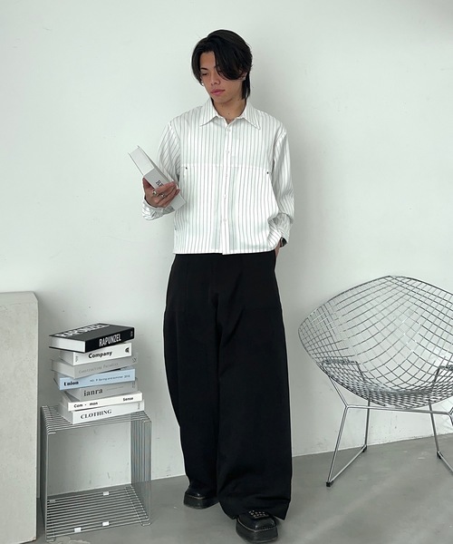 MandO(エムオー)(エムオー)の「アソートマフポケットシャツ(シャツ/ブラウス・メンズ・ホワイト系その他/ホワイト/ブラック系その他・MEDIUM/LARGE)」の18枚目の写真