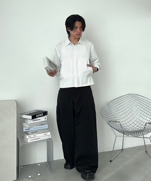 MandO(エムオー)(エムオー)の「アソートマフポケットシャツ(シャツ/ブラウス・メンズ・ホワイト系その他/ホワイト/ブラック系その他・MEDIUM/LARGE)」の19枚目の写真