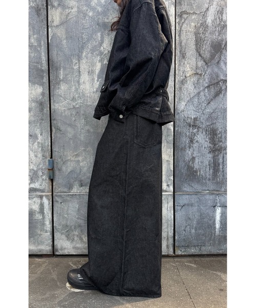 SHINYAKOZUKA(シンヤコヅカ)の「WASHED ORDINARY CITY JEAN JACKET(ISSUE#8)(デニムジャケット・メンズ・ブラック/ダークインディゴブルー・SMALL/MEDIUM)」の6枚目の写真