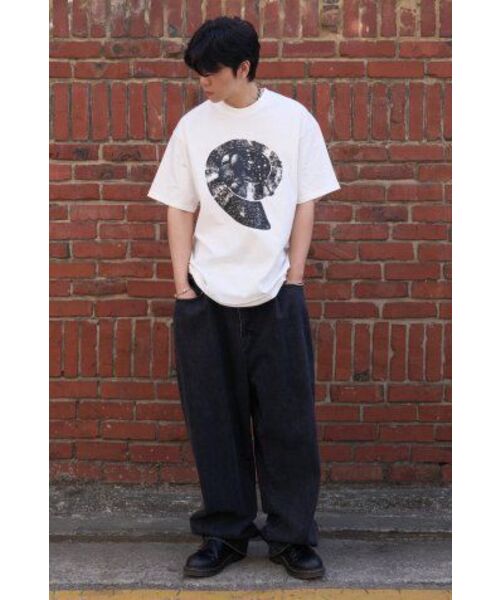 LORES（ロアス）の「Wide Tuck Denim Pants - Black（デニムパンツ・レディース・その他・M/L/XL）」の12枚目の写真