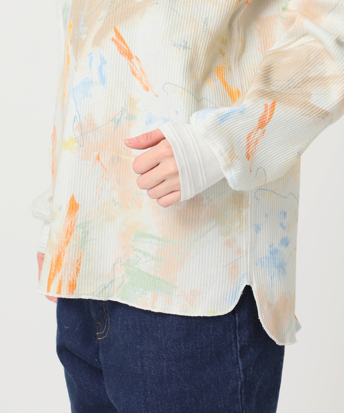 OUTDOOR PRODUCTS（アウトドアプロダクツ）の「ULT ROYAL THERMAL HENLEY（Tシャツ/カットソー・レディース・アイボリー・FREE）」の17枚目の写真