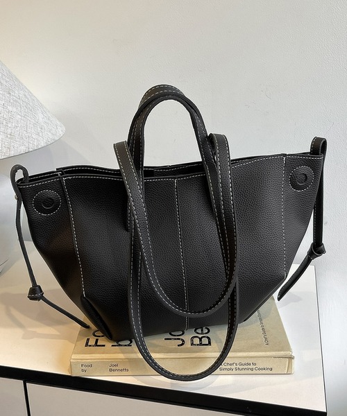 blackdia ocean(ブラックダイヤオーシャン)の「blackdia ocean バケツ型 PU シュリンクレザー トート(トートバッグ・レディース・ブラック/ダークブラウン/ベージュ/ブラウン・FREE)」の20枚目の写真