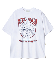 PIECEMAKER（ピースメーカー）の「VINTAGE TWIN ANGEL TEE (WHITE)（Tシャツ/カットソー）」