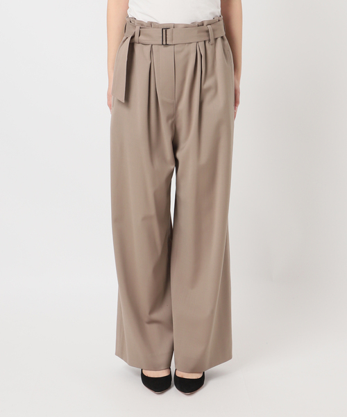 AP STUDIO(エーピーストゥディオ)の「【MINITZ/ミニッツ】別注 BELTED EASY PANTS(スラックス・レディース・ブラウン/ベージュ・38/36)」の20枚目の写真
