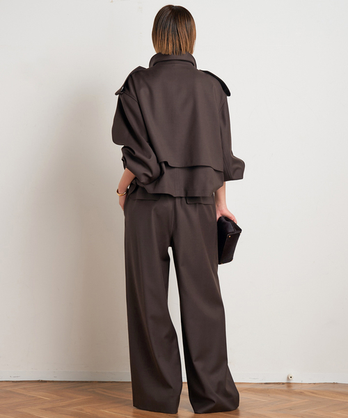 MINITZ/ミニッツ】別注 BELTED EASY PANTS（スラックス）｜AP STUDIO