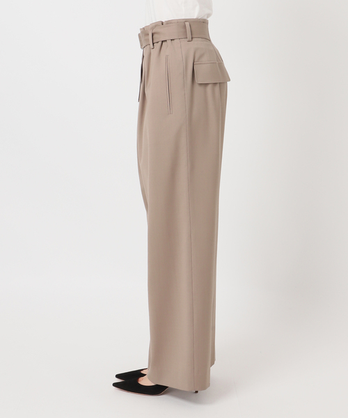AP STUDIO(エーピーストゥディオ)の「【MINITZ/ミニッツ】別注 BELTED EASY PANTS(スラックス・レディース・ブラウン/ベージュ・38/36)」の18枚目の写真