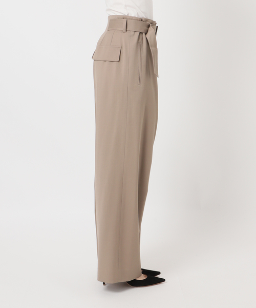 AP STUDIO(エーピーストゥディオ)の「【MINITZ/ミニッツ】別注 BELTED EASY PANTS(スラックス・レディース・ブラウン/ベージュ・38/36)」の14枚目の写真