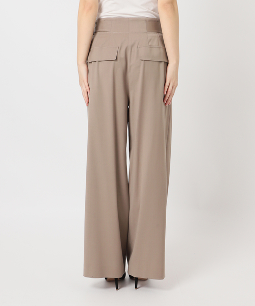 AP STUDIO(エーピーストゥディオ)の「【MINITZ/ミニッツ】別注 BELTED EASY PANTS(スラックス・レディース・ブラウン/ベージュ・38/36)」の10枚目の写真