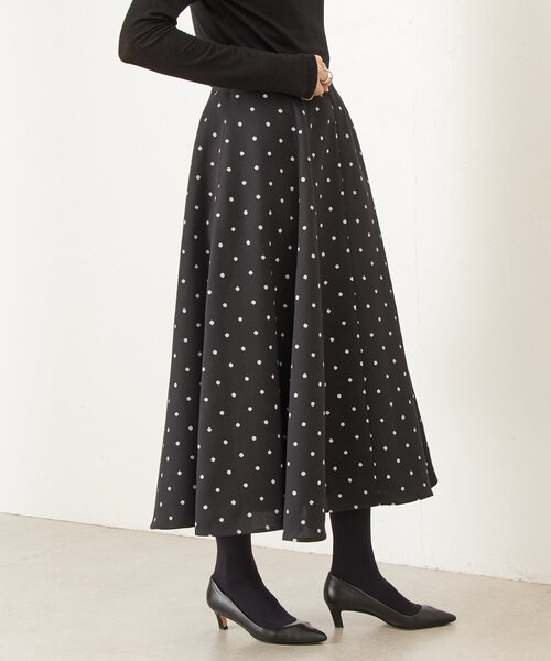 LIVETART（リヴェタート）の「《LIVETART》ラフドットプリントフレアスカート（スカート・レディース・ブラック・FREE）」の20枚目の写真