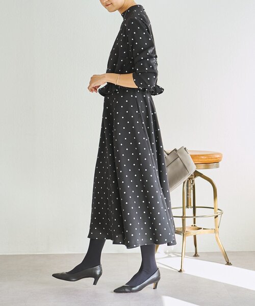 LIVETART（リヴェタート）の「《LIVETART》ラフドットプリントフレアスカート（スカート・レディース・ブラック・FREE）」の17枚目の写真