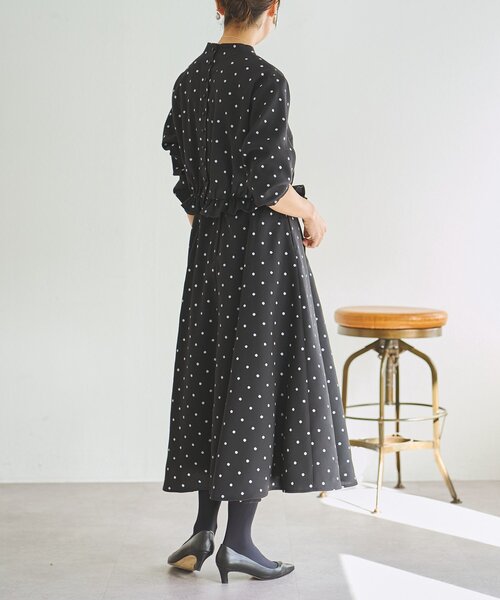 LIVETART（リヴェタート）の「《LIVETART》ラフドットプリントフレアスカート（スカート・レディース・ブラック・FREE）」の16枚目の写真