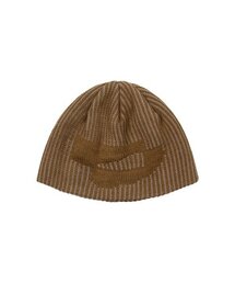 WELLBEING EXPRESS（ウェルビーイングエクスプレス）の「Ribbed Symbol Beanie Brown（ニットキャップ/ビーニー）」
