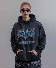 BURNING CAPONE（バーニングカポネ）の「BCストーンウォッシングフードパーカー ヴィンテージブラック（パーカー）」