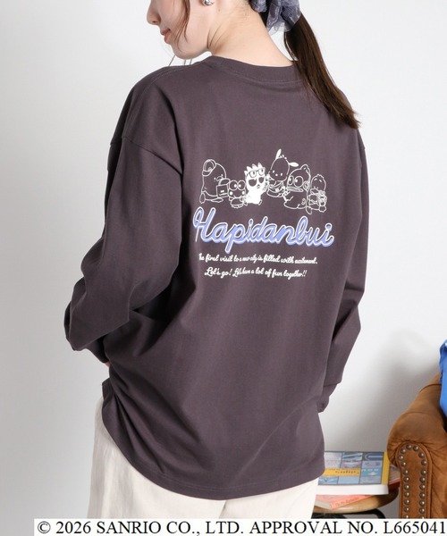 サンリオキャラクターズ】はぴだんぶい ロングスリーブTee（Tシャツ