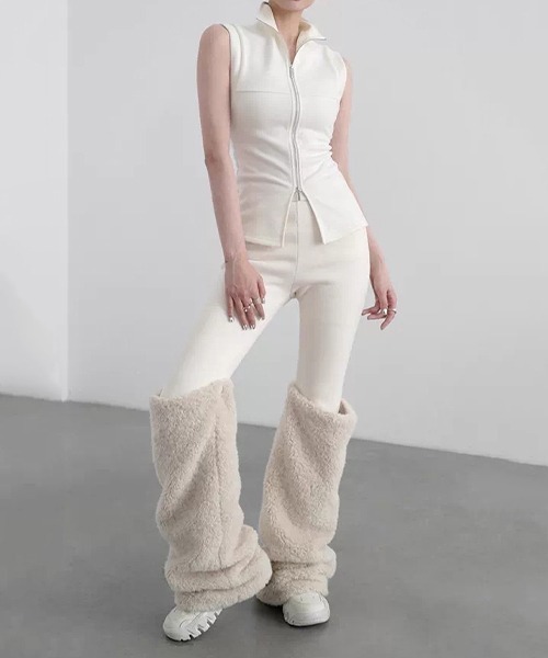 chuclla（チュクラ）の「【CHENTAITAI】リバーシブルヘム 2WAYフレアパンツ CTW26s003（その他パンツ・レディース・オフホワイト/ブラック・S/M/L）」の20枚目の写真