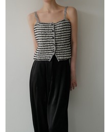 celon（セロン）の「tweed knit cami（Tシャツ/カットソー）」