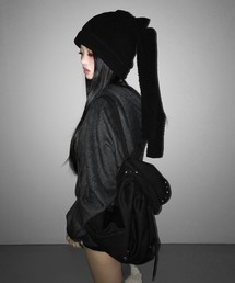 THEAIRTOWN（ジエアタウン）の「closs thick beanie（ニットキャップ/ビーニー）」