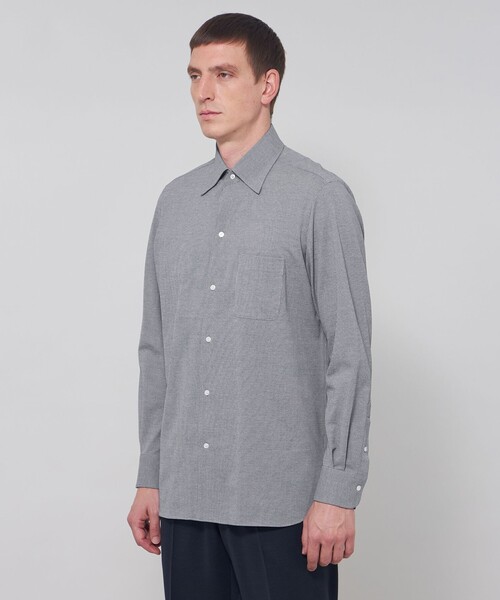 MACKINTOSH LONDON(マッキントッシュ ロンドン)の「【FLEX JERSEY】カラミジャージーワンピースカラーシャツ(シャツ/ブラウス・メンズ・ネイビー/ブルー系その他4・XL/L/M/S)」の7枚目の写真