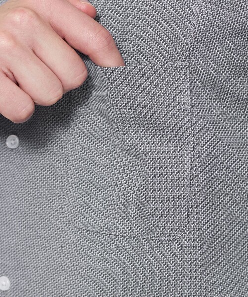 MACKINTOSH LONDON(マッキントッシュ ロンドン)の「【FLEX JERSEY】カラミジャージーワンピースカラーシャツ(シャツ/ブラウス・メンズ・ネイビー/ブルー系その他4・XL/L/M/S)」の10枚目の写真