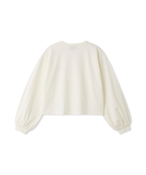 Barbour(バブアー)の「ワンポイント ロゴ パフスリーブTシャツ"JAPAN EXCLUSIVE"(レディース)(Tシャツ/カットソー・レディース・オフホワイト/グレー/チャコールグレー/ミント・FREE)」の6枚目の写真