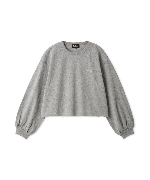 Barbour(バブアー)の「ワンポイント ロゴ パフスリーブTシャツ"JAPAN EXCLUSIVE"(レディース)(Tシャツ/カットソー・レディース・オフホワイト/グレー/チャコールグレー/ミント・FREE)」の9枚目の写真