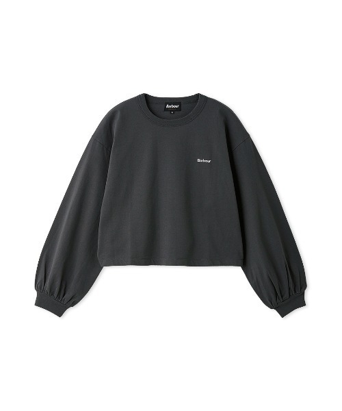 Barbour(バブアー)の「ワンポイント ロゴ パフスリーブTシャツ"JAPAN EXCLUSIVE"(レディース)(Tシャツ/カットソー・レディース・オフホワイト/グレー/チャコールグレー/ミント・FREE)」の11枚目の写真