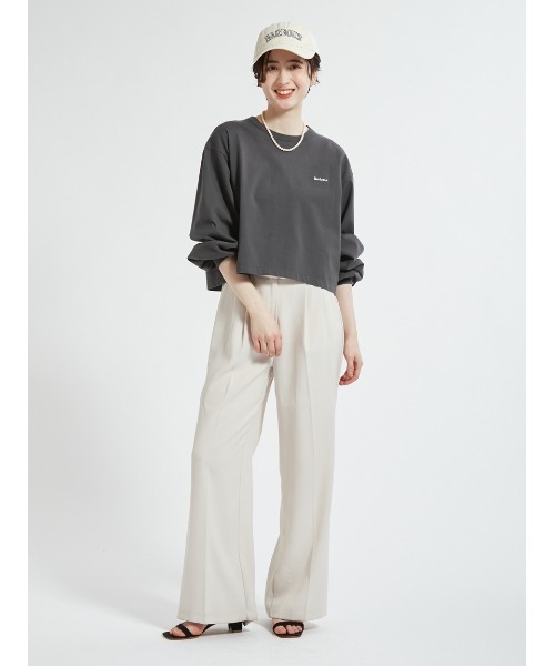 Barbour(バブアー)の「ワンポイント ロゴ パフスリーブTシャツ"JAPAN EXCLUSIVE"(レディース)(Tシャツ/カットソー・レディース・オフホワイト/グレー/チャコールグレー/ミント・FREE)」の20枚目の写真