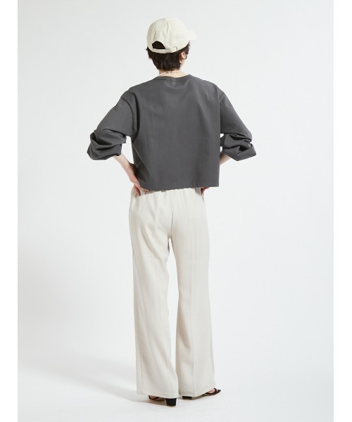 Barbour(バブアー)の「ワンポイント ロゴ パフスリーブTシャツ"JAPAN EXCLUSIVE"(レディース)(Tシャツ/カットソー・レディース・オフホワイト/グレー/チャコールグレー/ミント・FREE)」の21枚目の写真