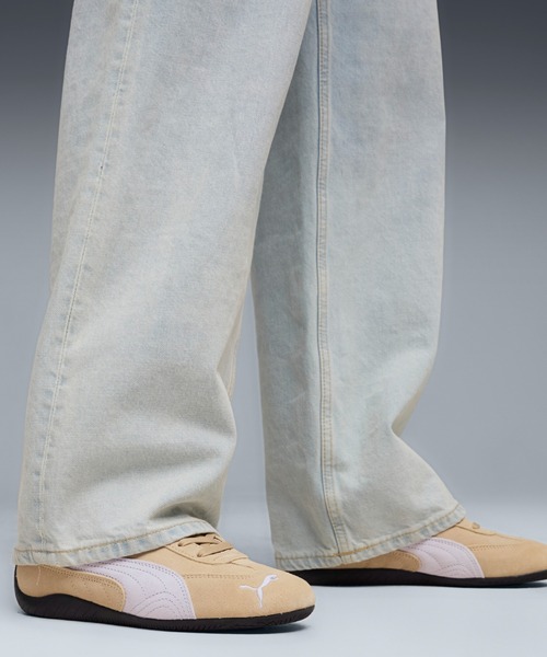 PUMA(プーマ)の「PUMA プーマ ユニセックス スピードキャット OG スニーカー(スニーカー・メンズ・ベージュ/ネイビー/ブルー系その他/グレー/ライトグリーン/ライラック/エメラルド/サックスブルー/ホワイト×レッド・26.0cm/25.0cm/25.5cm/29.0cm/28.5cm/27.5cm/28.0cm/23.5cm/24.0cm/23.0cm/22.0cm/22.5cm/24.5cm/26.5cm/27.0cm/30.0cm)」の4枚目の写真