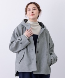 MARAI（マーライ）の「フード付きブルゾン ミドル丈（ブルゾン）」