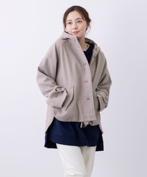 MARAI（マーライ）の「フード付きブルゾン ミドル丈（ブルゾン）」