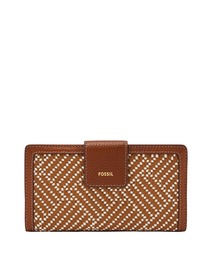 FOSSIL（フォッシル）の「フォッシル 長財布 レディース PVC/PU ブラウン  SL10100994（財布）」
