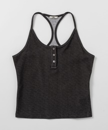 Bie（ビエ）の「バッククロス リブタンクトップ（キャミソール）」