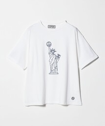 ESPOIR（エスポワール）の「＜ESPOIR＞Skull Liberty Tシャツ（Tシャツ/カットソー）」