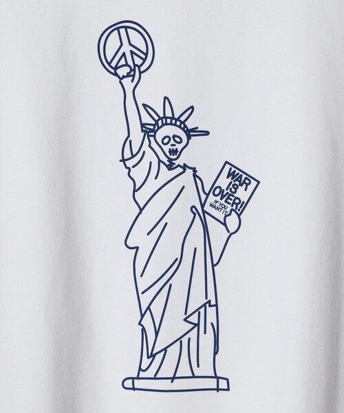 ESPOIR（エスポワール）の「＜ESPOIR＞Skull Liberty Tシャツ（Tシャツ/カットソー・メンズ・ホワイト/ブラック・L/M/XL）」の11枚目の写真