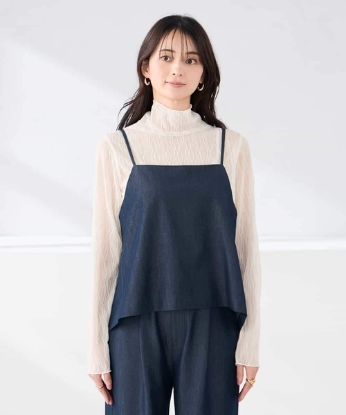a.v.v（アーヴェヴェ）の「【2WAY/洗える】デニムライクビスチェ（その他トップス・レディース・ネイビー・39）」の13枚目の写真