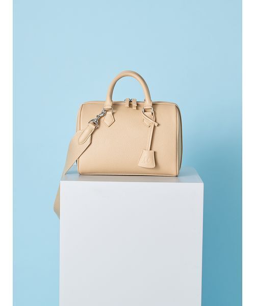 Mila Owen（ミラオーウェン）の「ショルダー付きボストンバッグ（ボストンバッグ・レディース・ブラック/ダークブラウン/ベージュ・F）」の3枚目の写真