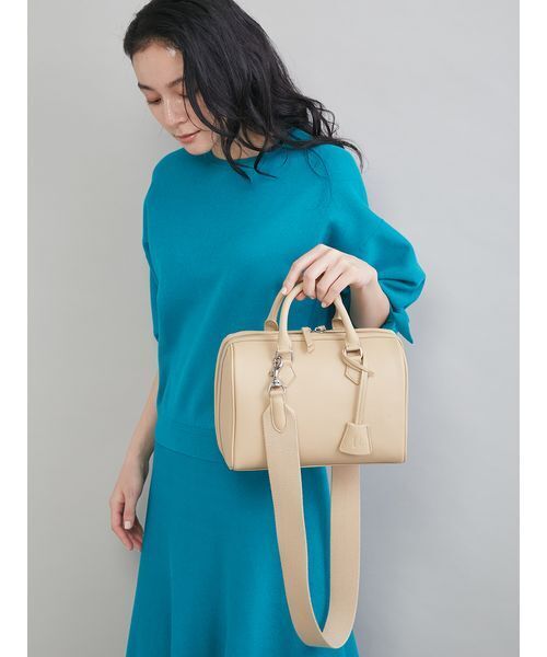 Mila Owen（ミラオーウェン）の「ショルダー付きボストンバッグ（ボストンバッグ・レディース・ブラック/ダークブラウン/ベージュ・F）」の16枚目の写真