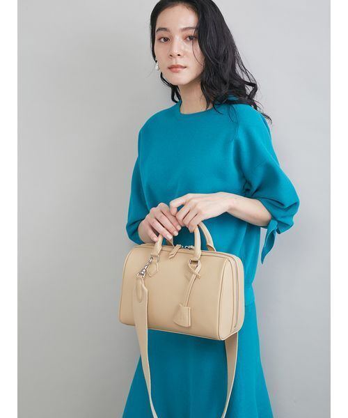 Mila Owen（ミラオーウェン）の「ショルダー付きボストンバッグ（ボストンバッグ・レディース・ブラック/ダークブラウン/ベージュ・F）」の17枚目の写真