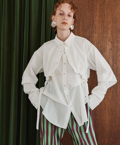 2WAY TUCK LAYERED SHIRT（シャツ/ブラウス）｜OMMO（オーエムエムオー