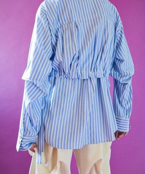 2WAY TUCK LAYERED SHIRT（シャツ/ブラウス）｜OMMO（オーエムエムオー