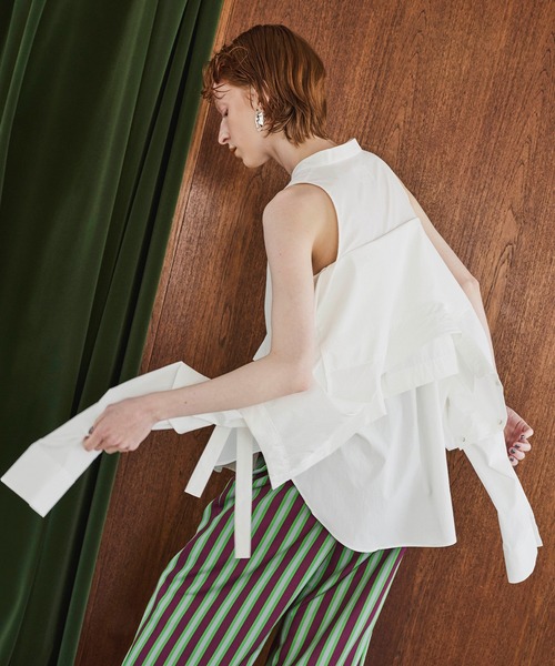 2WAY TUCK LAYERED SHIRT（シャツ/ブラウス）｜OMMO（オーエムエムオー