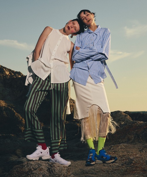 2WAY TUCK LAYERED SHIRT（シャツ/ブラウス）｜OMMO（オーエムエムオー