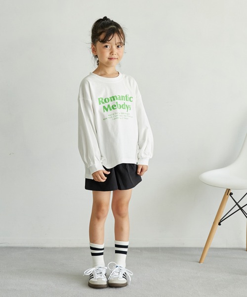 undeny.（アンディニ－）の「アンディニー Romantic L/S Tシャツ（Tシャツ/カットソー・キッズ・ホワイト/ピンク/チャコールグレー・L/XL/M）」の4枚目の写真