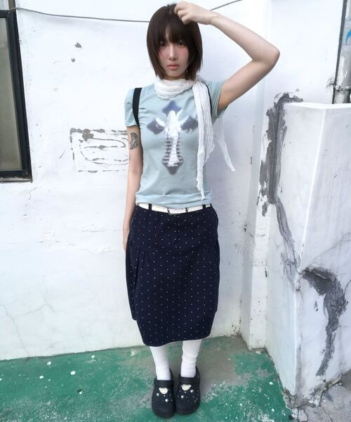 LUVISTRUE（ラヴイズトゥルー）の「EL CROSS FAIRY GRAPHIC TEE(BLACK)（Tシャツ/カットソー・レディース・その他・FREE）」の11枚目の写真
