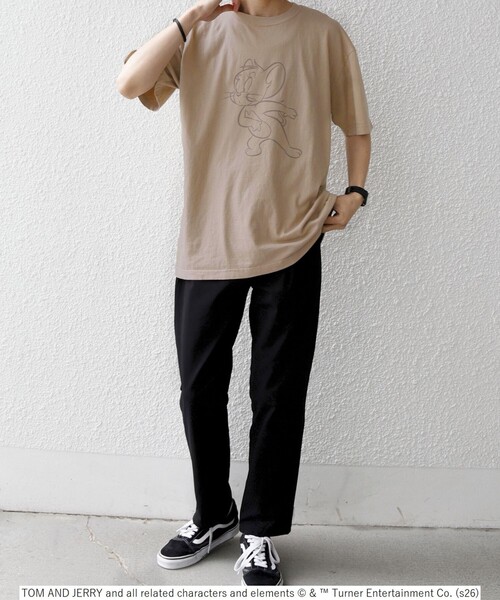 GOOD ROCK SPEED(グッドロックスピード)の「GOOD ROCK SPEED:〈洗濯機可能〉キャラクター グラフィック プリント Tシャツ◇(Tシャツ/カットソー・メンズ・ベージュ/ブラック/ブルー・X-LARGE/LARGE/MEDIUM)」の9枚目の写真